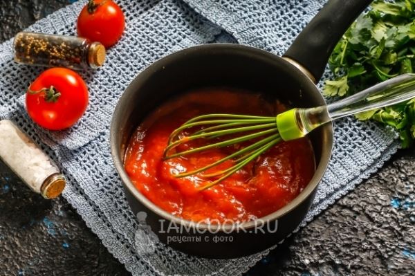 Кетчуп из томатного сока в домашних условиях