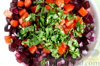 Марокканский салат из свёклы и помидоров