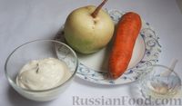 Салат “Розовое облако” из редьки и моркови