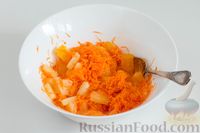 Десерт из апельсинов, ананасов и моркови