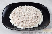 Салат "Шляпка" с курицей, грибами и сыром