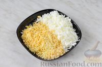 Салат "Шляпка" с курицей, грибами и сыром